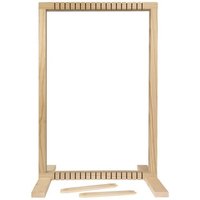 PEBARO WEB0760 - Tisch-Webrahmen aus Holz mit 2 Webschiffchen, PEBARO WEB0760 - Tisch-Webrahmen aus Holz mit 2 Webschiffchen, von Peter Bausch GmbH & Co. KG