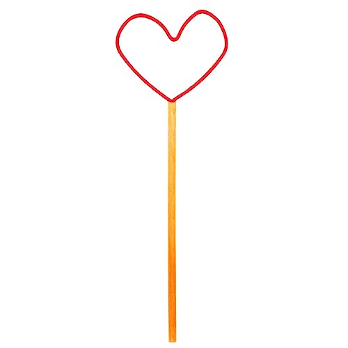 Seifenblasen-Stäbe Herz, Seifenblasen-Stab für Seifenblasen, Bubble Sticks, Seifenblasenstäbe, perfekt für Kindergeburtstag, Seifenblasenring von Peter Pat