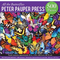 All the Butterflies 500 Piece Jigsaw Puzzle von Peter Pauper Press Inc.