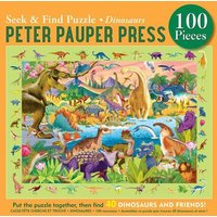 Dinosaurs Seek & Find 100-Piece Jigsaw Puzzle von Peter Pauper Press