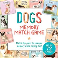 Dogs Memory Match Game (Set of 72 Cards) von Peter Pauper Press