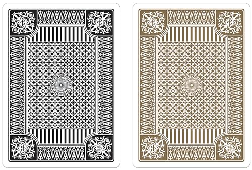 Peter Pauper Press Black & Gold Premium Plastic Playing Cards: Two Standard Decks von Peter Pauper Press