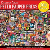 Ransom Notes 500-Piece Jigsaw Puzzle Ransom Notes 500-Piece Jigsaw Puzzle von Peter Pauper Press