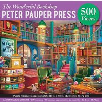 The Wonderful Bookshop 500-Piece Jigsaw Puzzle von Peter Pauper Press