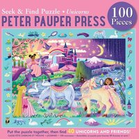Unicorns Seek & Find 100-Piece Jigsaw Puzzle von Peter Pauper Press