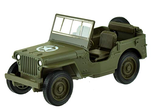 Jeep 1941 Willys MB 4 × 4 Modellauto aus Metall im Maßstab 1:34 von US Army Truck Welly von Peterkin