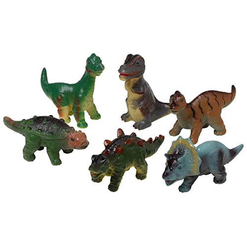 Peterkin Baby-Dinosaurier, weiches Spielset in Box, 6 weiche und quetschbare Baby-Dinosaurier-Figuren, Dinosaurier und Figuren, ab 18 Monaten Peterkin Baby-Dinosaurier, weiches Spielset in Box, 6 weiche und quetschbare Baby-Dinosaurier-Figuren, Dinosaurier und Figuren, ab 18 Monaten von Peterkin
