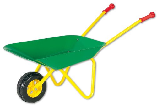 The Toy Company 9565 Outdoor active Schubkarre Metall grün und gelb von Peterkin