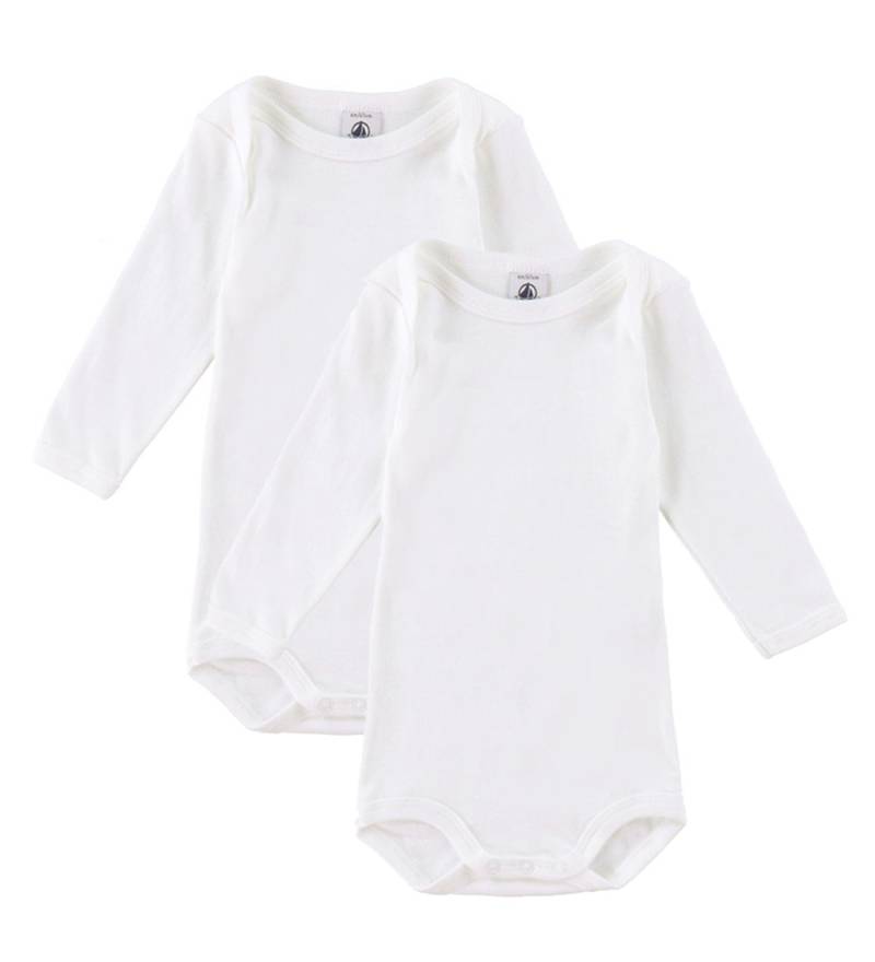 Petit Bateau Body l/ä - 2er-Pack - Weiß - Petit Bateau - 12 mt - Body L/Ä Petit Bateau Body l/ä - 2er-Pack - Weiß - Petit Bateau - 12 mt - Body L/Ä von Petit Bateau