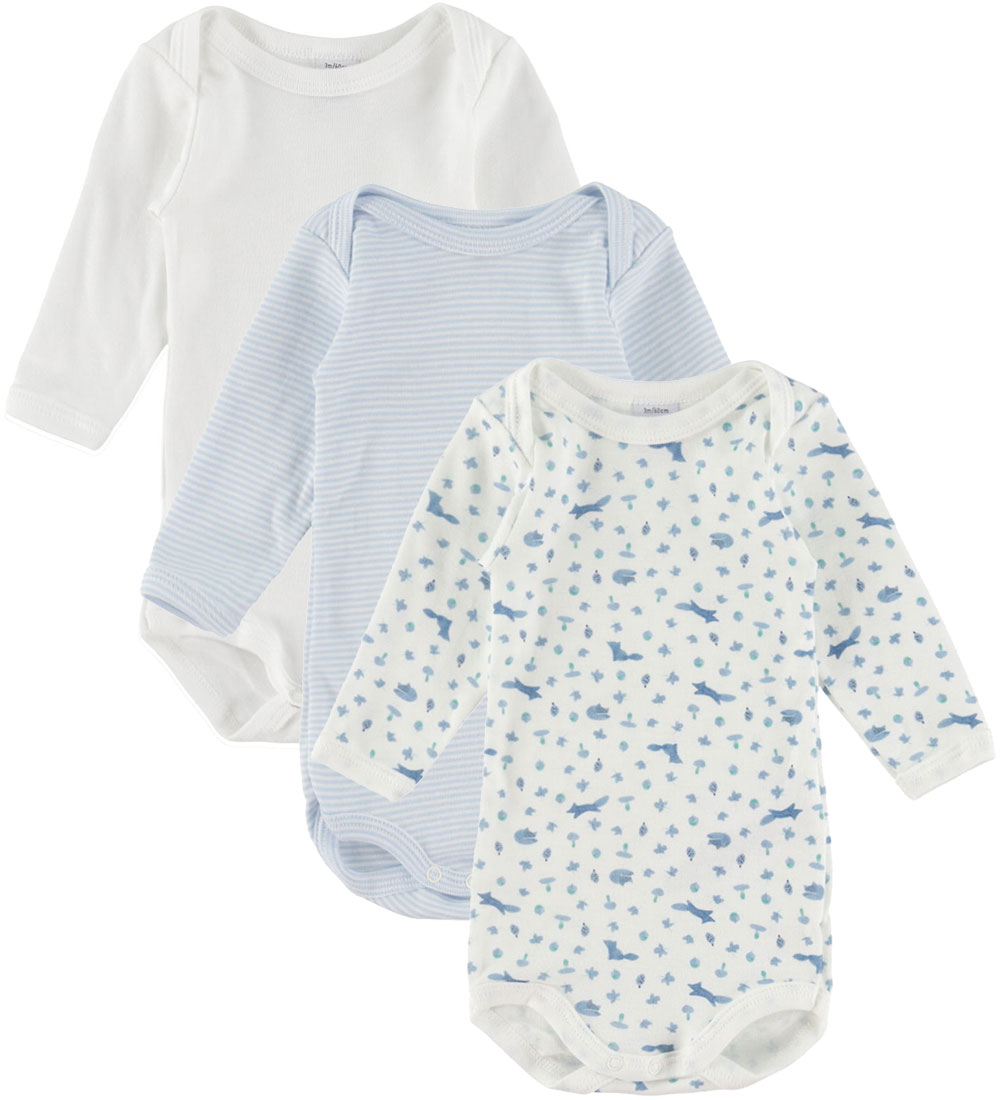 Petit Bateau Body l/ä - 3er-Pack - Weiß/Blau - Petit Bateau - 12 mt - Body L/Ä Petit Bateau Body l/ä - 3er-Pack - Weiß/Blau - Petit Bateau - 12 mt - Body L/Ä von Petit Bateau
