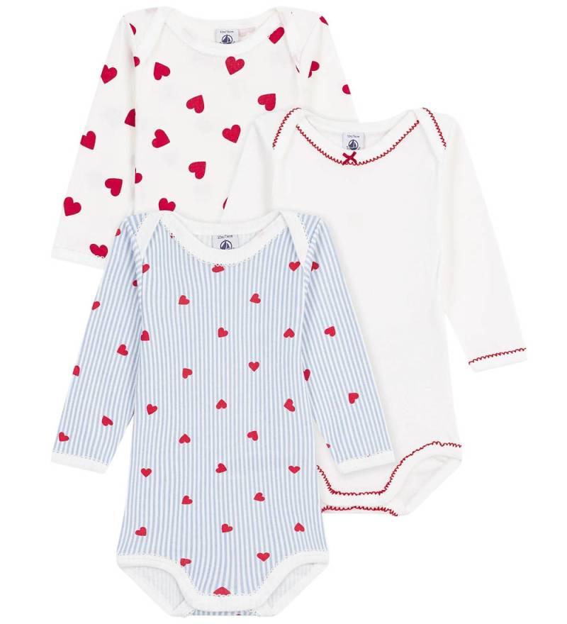 Petit Bateau Bodys l/ä - 3er-Pack - Blau/Weiß/Rot - Petit Bateau - 18 mt - Body L/Ä Petit Bateau Bodys l/ä - 3er-Pack - Blau/Weiß/Rot - Petit Bateau - 18 mt - Body L/Ä von Petit Bateau