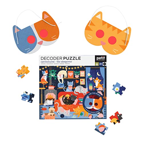 Decoder Puzzle: Catventures - The Sleepover von Petit Collage