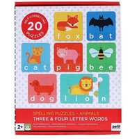 My First Spellings - Animals - Three & Four Piece Puzzles von Petit Collage