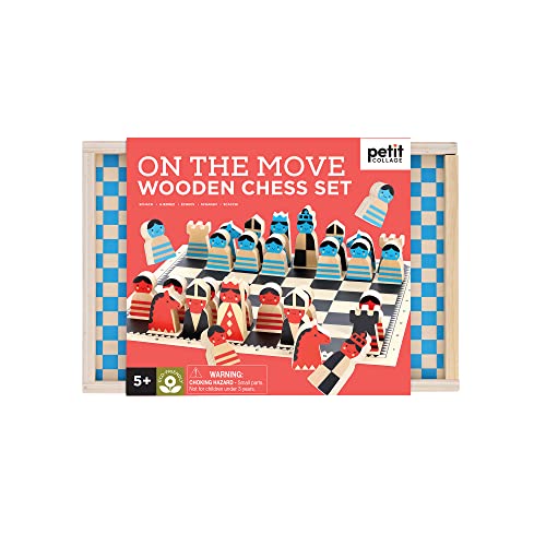 On The Move Wooden Chess Set On The Move Wooden Chess Set von Petit Collage