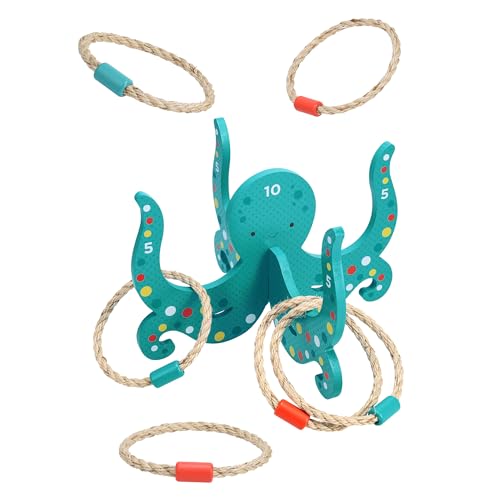 Pe Collage Happy Octopus Wooden Hoopla Pe Collage Happy Octopus Wooden Hoopla von Petit Collage