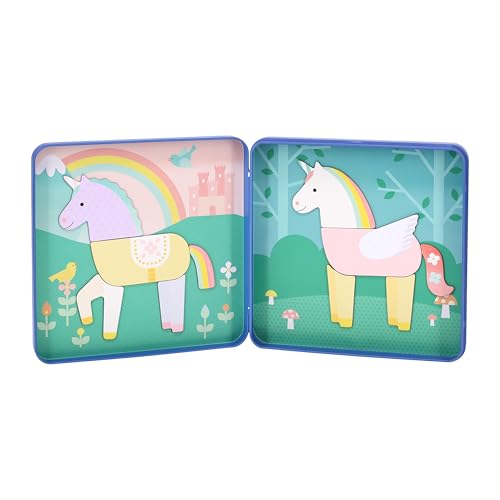 Petit Collage PTC535 Unicorns Unicornio Magnetisches Spielset mit Einhörnern, Mehrfarbig, Einheitsgröße von Petit Collage