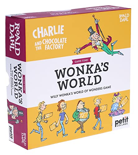Petit Collage Roald Dahl PRD015 Willy Wonka's World of Wonder, Mehrfarbig von Petit Collage
