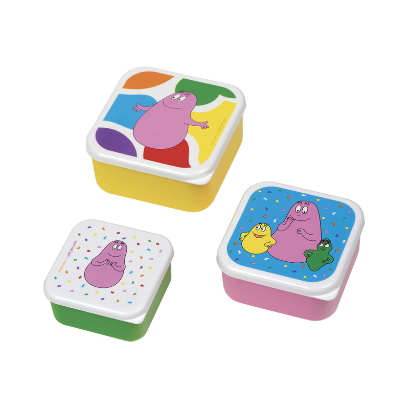 Lunchbox-Set BARBAPAPA 3-teilig in bunt von Petit Jour