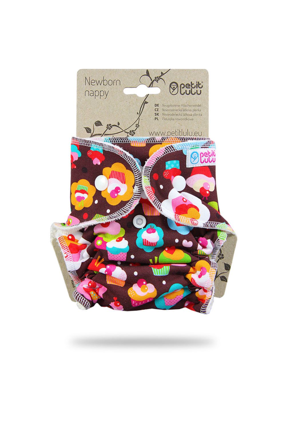 Petit Lulu Höschenwindel für Neugeborene Klassik - Cupcakes von Petit Lulu