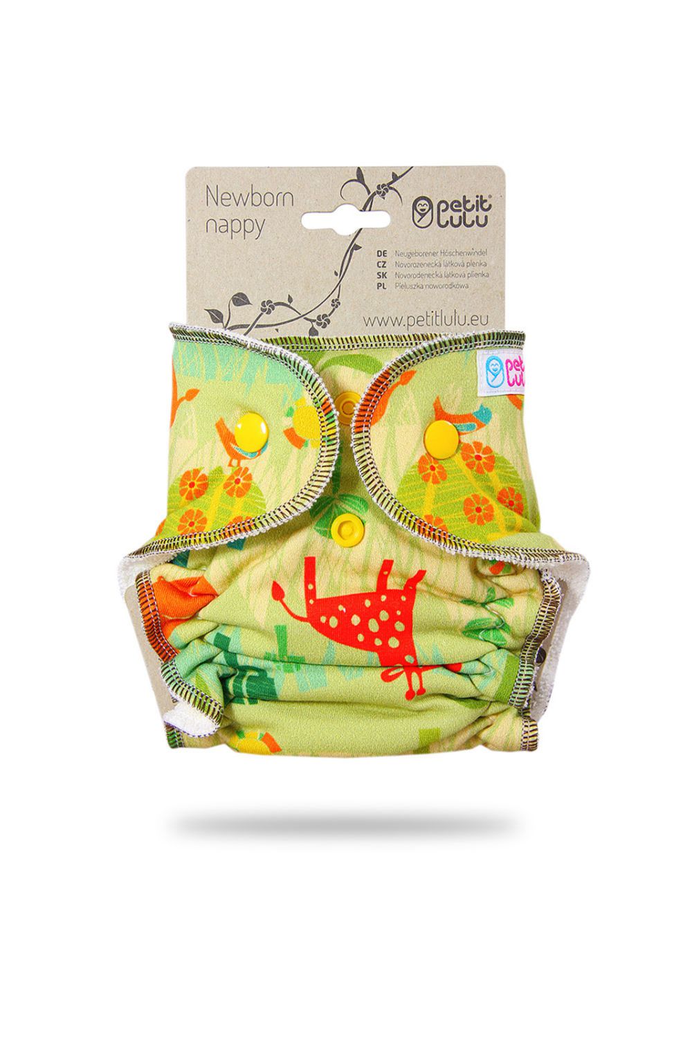 Petit Lulu Höschenwindel für Neugeborene Klassik - Savanna von Petit Lulu