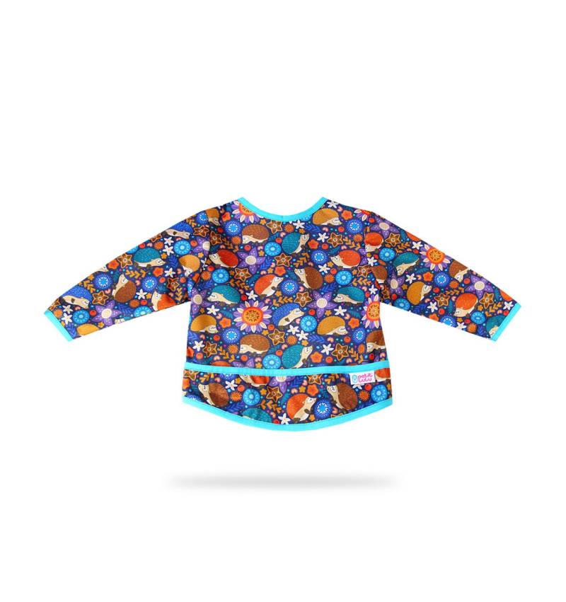 Petit Lulu Lätzchen mit Ärmeln - Hedgies L (18 - 36 Monate) von Petit Lulu