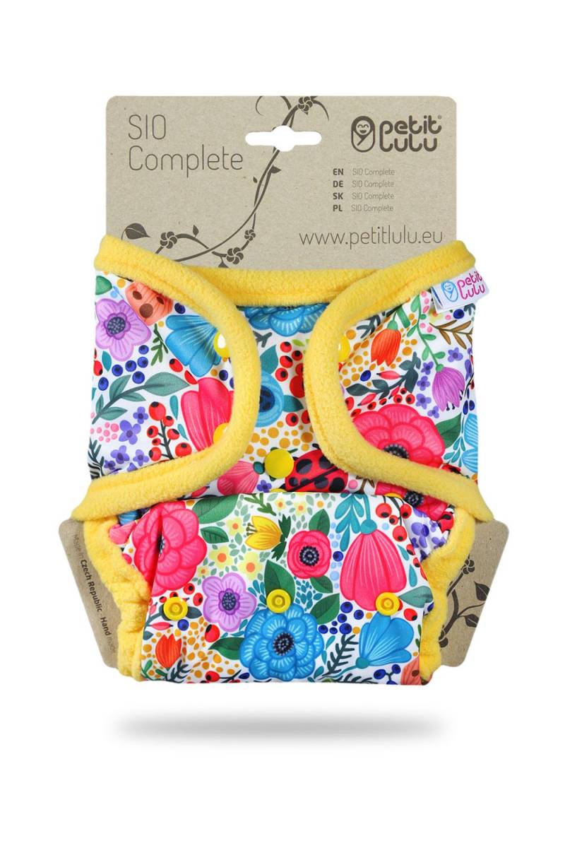 Petit Lulu One Size SIO mit Einlagen (Druck) - Blooming Garden von Petit Lulu