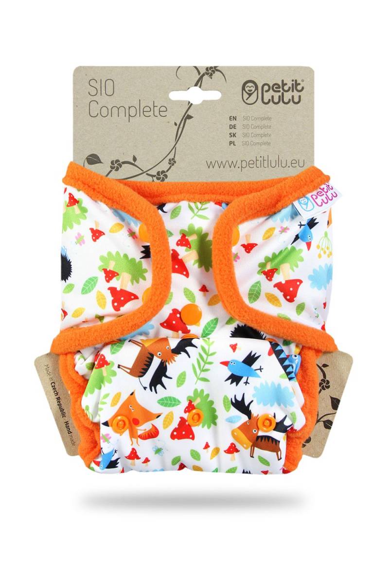 Petit Lulu One Size SIO mit Einlagen (Druck) - Crazy Animals von Petit Lulu