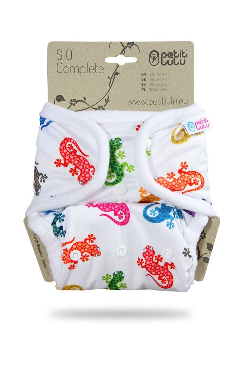 Petit Lulu One Size SIO mit Einlagen (Druck) - Geckos von Petit Lulu