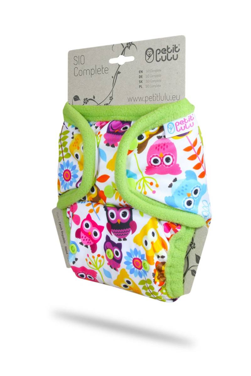 Petit Lulu One Size SIO mit Einlagen (Druck) - Happy Owls von Petit Lulu