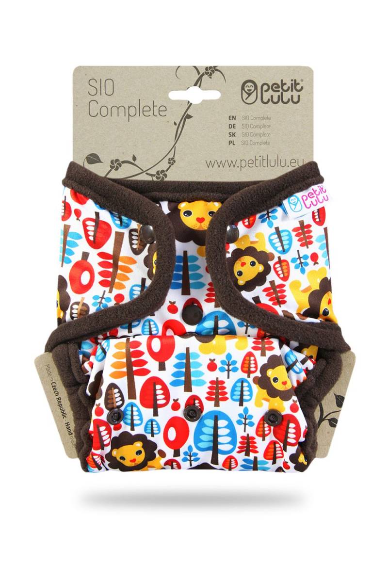 Petit Lulu One Size SIO mit Einlagen (Druck) - King of the Jungle von Petit Lulu
