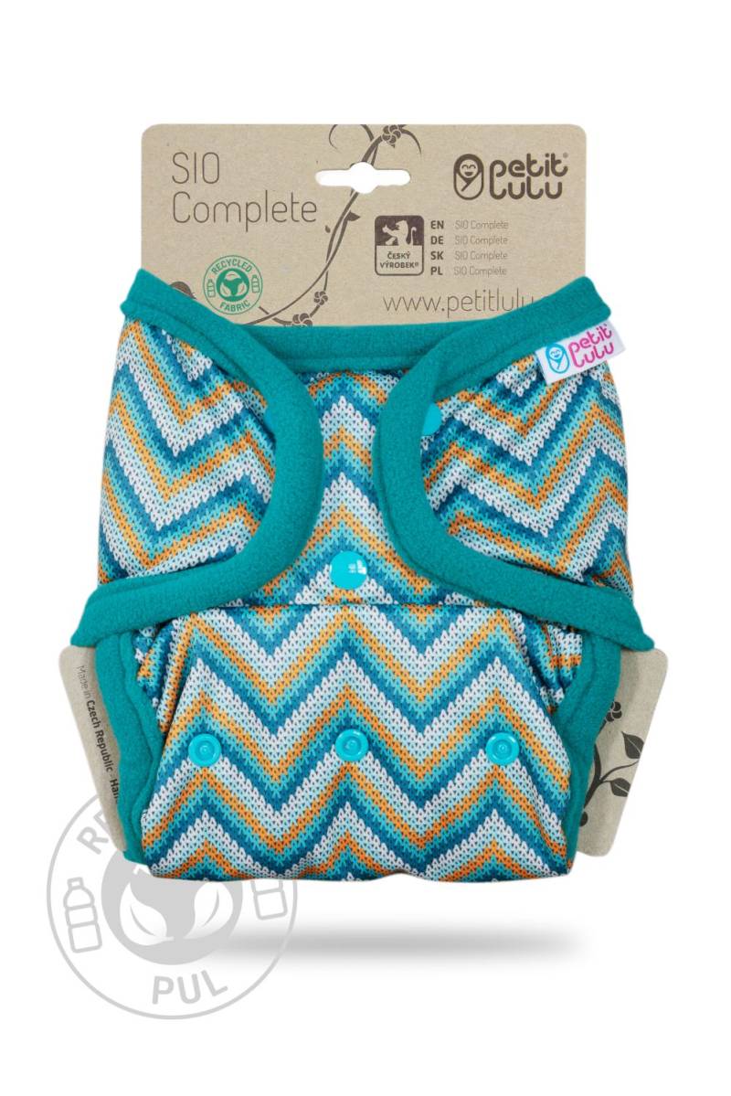 Petit Lulu One Size SIO mit Einlagen (Druck) - Knitted Chevron von Petit Lulu