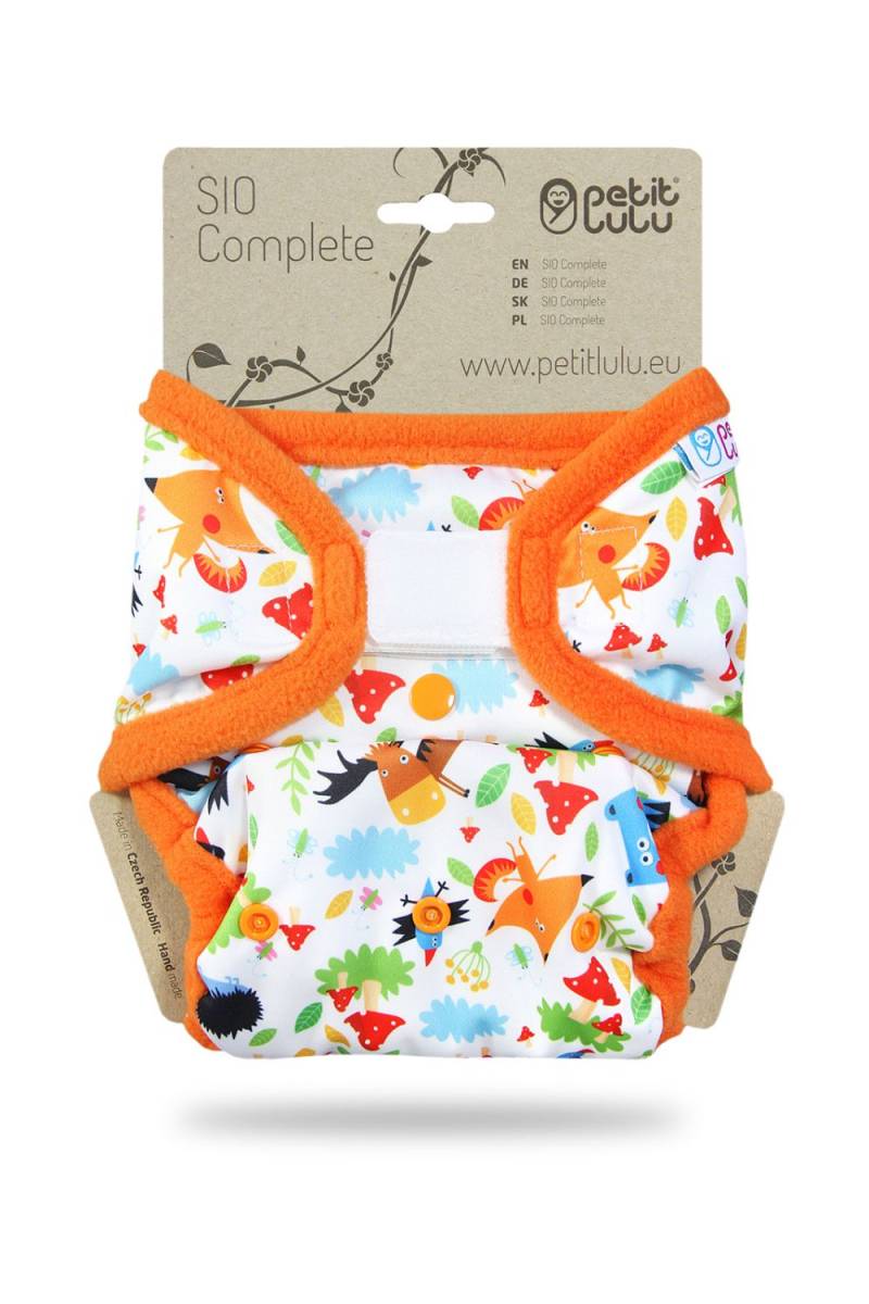 Petit Lulu One Size SIO mit Einlagen (Klett) - Crazy Animals von Petit Lulu