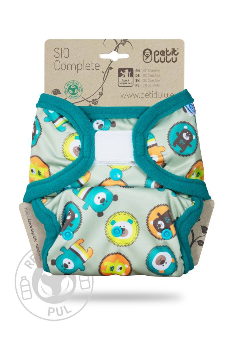 Petit Lulu One Size SIO mit Einlagen (Klett) - Flying Bears von Petit Lulu