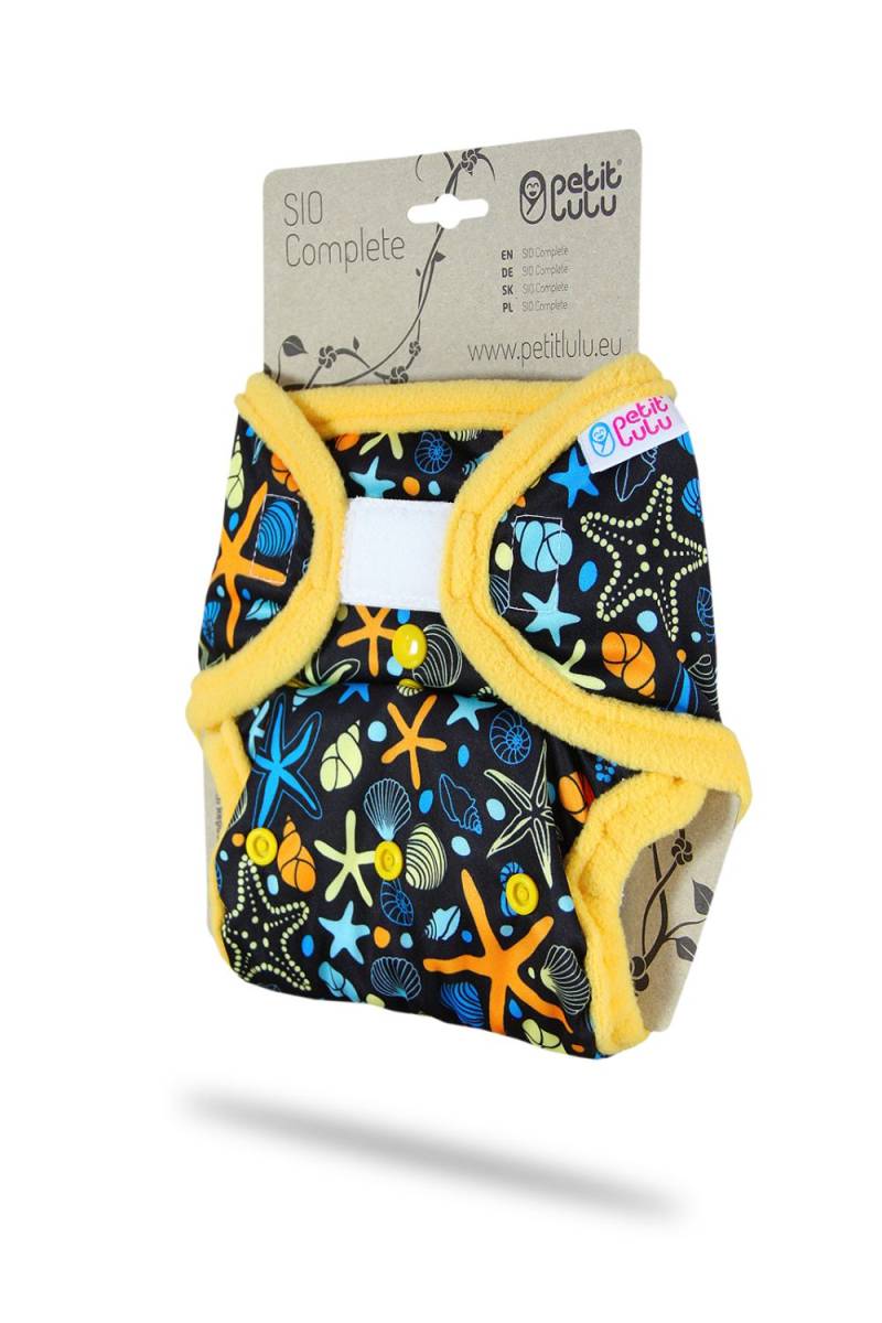 Petit Lulu One Size SIO mit Einlagen (Klett) - Ocean Treasures von Petit Lulu