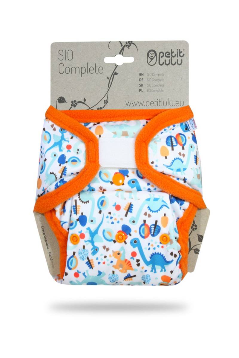 Petit Lulu One Size SIO mit Einlagen (Klett) - Prehistoric Times von Petit Lulu