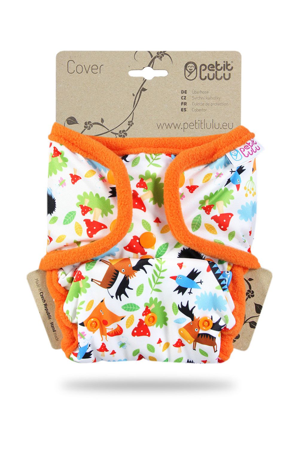 Petit Lulu One Size Überhose (Druck) - Crazy Animals von Petit Lulu