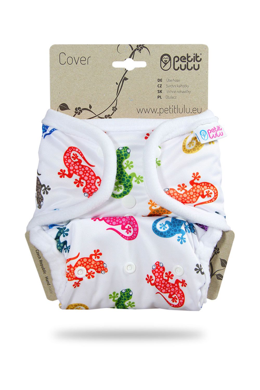 Petit Lulu One Size Überhose (Druck) - Geckos von Petit Lulu