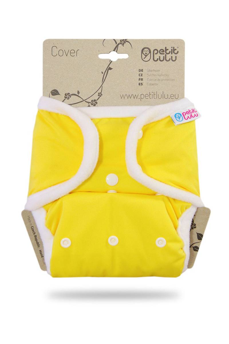 Petit Lulu One Size Überhose (Druck) - Gelb von Petit Lulu