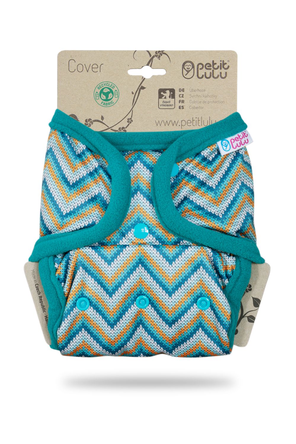 Petit Lulu One Size Überhose (Druck) - Knitted Chevron von Petit Lulu