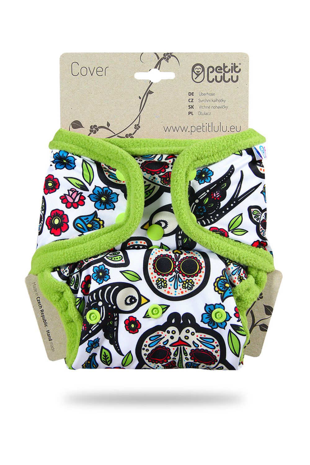 Petit Lulu One Size Überhose (Druck) - Mexican Skulls (on white) von Petit Lulu