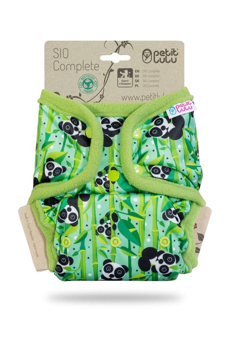 Petit Lulu One Size Überhose (Druck) - Panda Bears von Petit Lulu