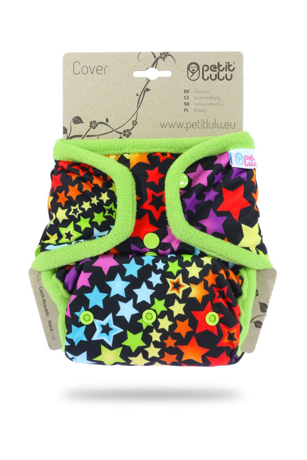 Petit Lulu One Size Überhose (Druck) - Rainbow Stars von Petit Lulu