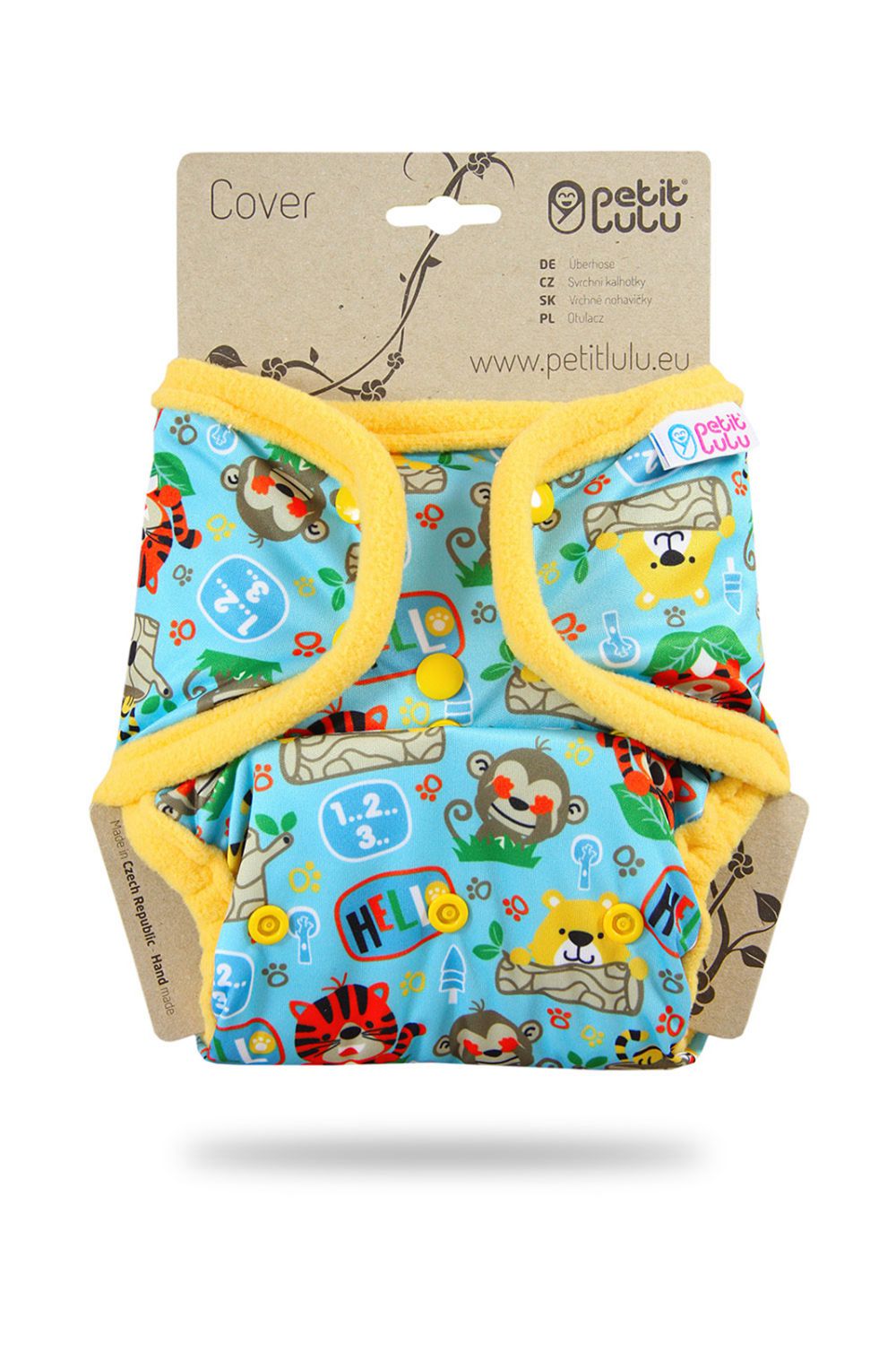 Petit Lulu One Size Überhose (Druck) - School Jungle von Petit Lulu