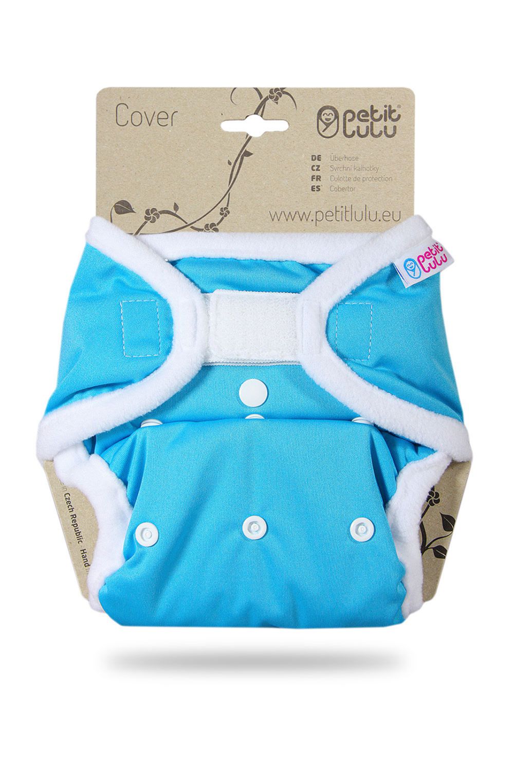 Petit Lulu One Size Überhose (Klett) - Blau von Petit Lulu
