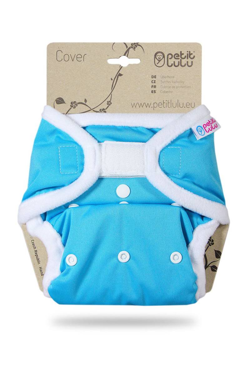 Petit Lulu One Size Überhose (Klett) - Blau von Petit Lulu