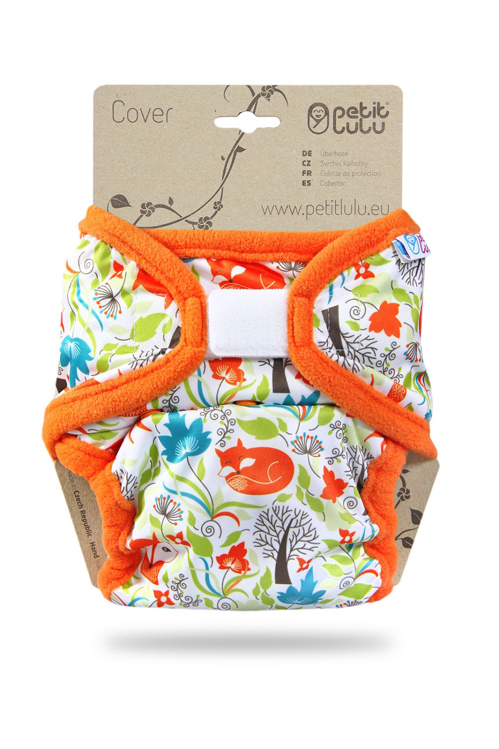 Petit Lulu One Size Überhose (Klett) - Foxes von Petit Lulu