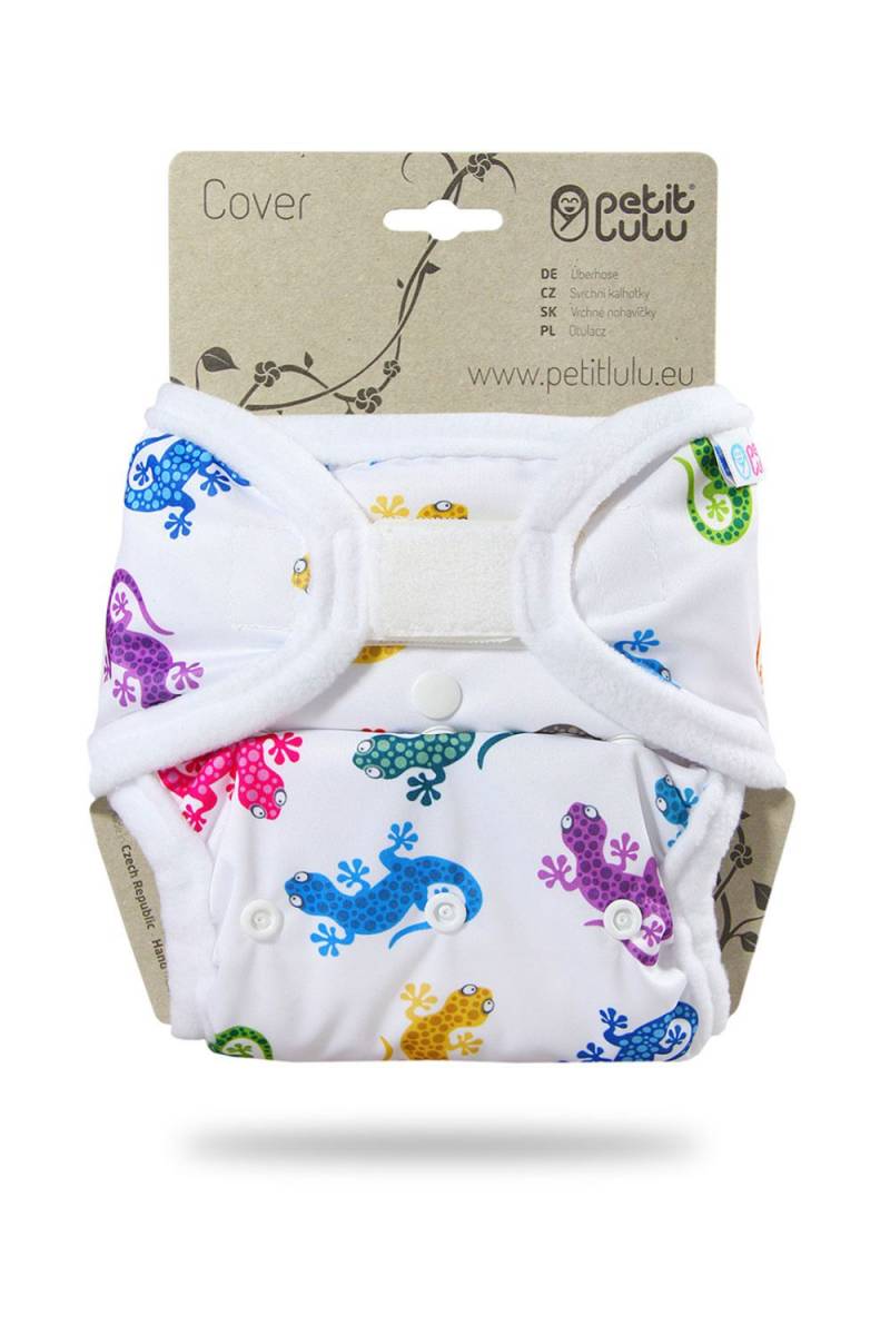 Petit Lulu One Size Überhose (Klett) - Geckos von Petit Lulu
