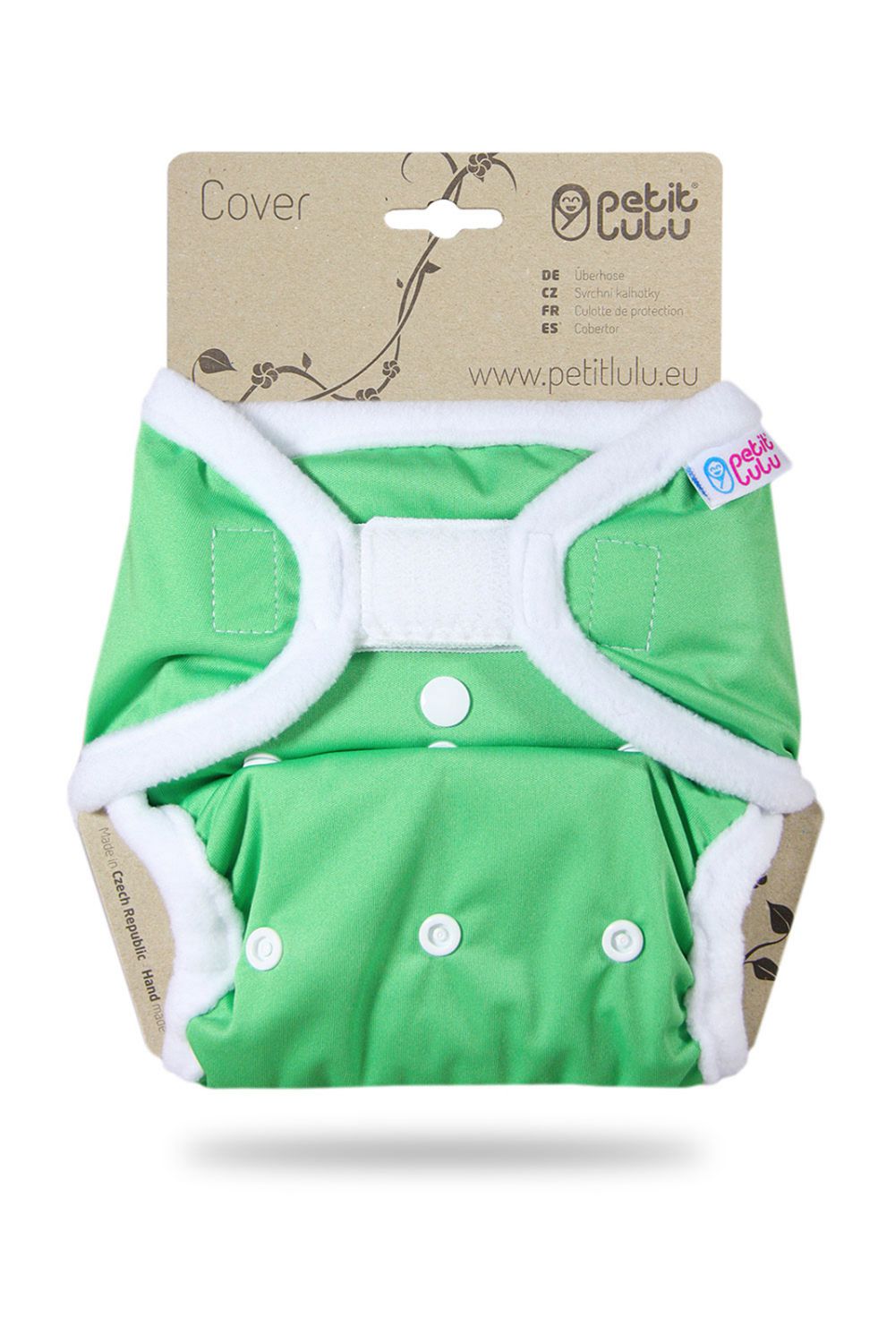 Petit Lulu One Size Überhose (Klett) - Grün von Petit Lulu