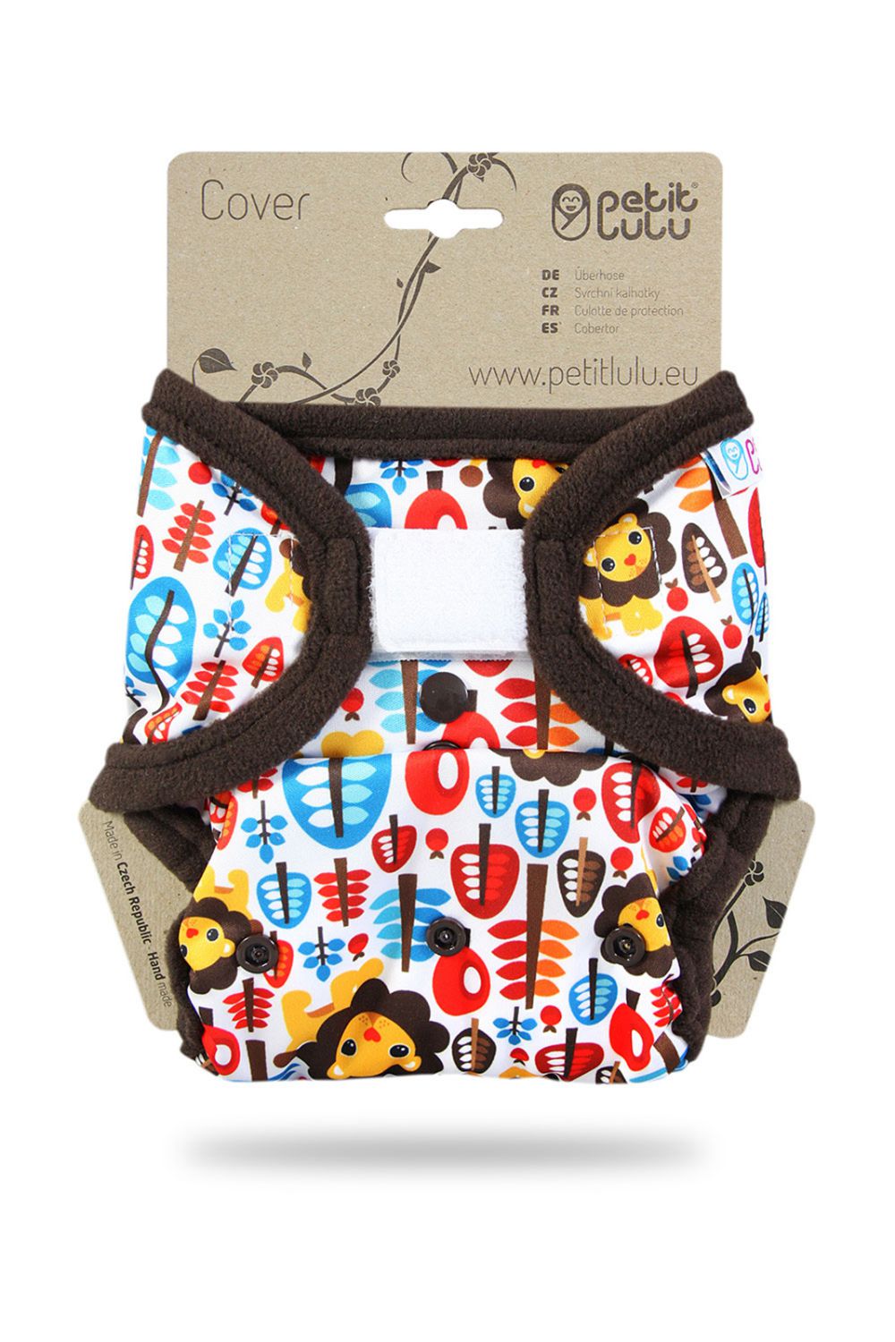 Petit Lulu One Size Überhose (Klett) - King of the Jungle von Petit Lulu