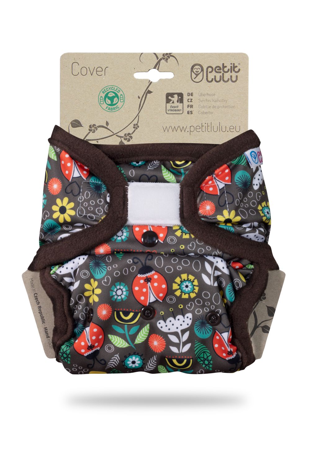 Petit Lulu One Size Überhose (Klett) - Ladybugs Fair von Petit Lulu